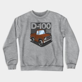 D100 - 1976 (Bright Tan Iridescent) Crewneck Sweatshirt